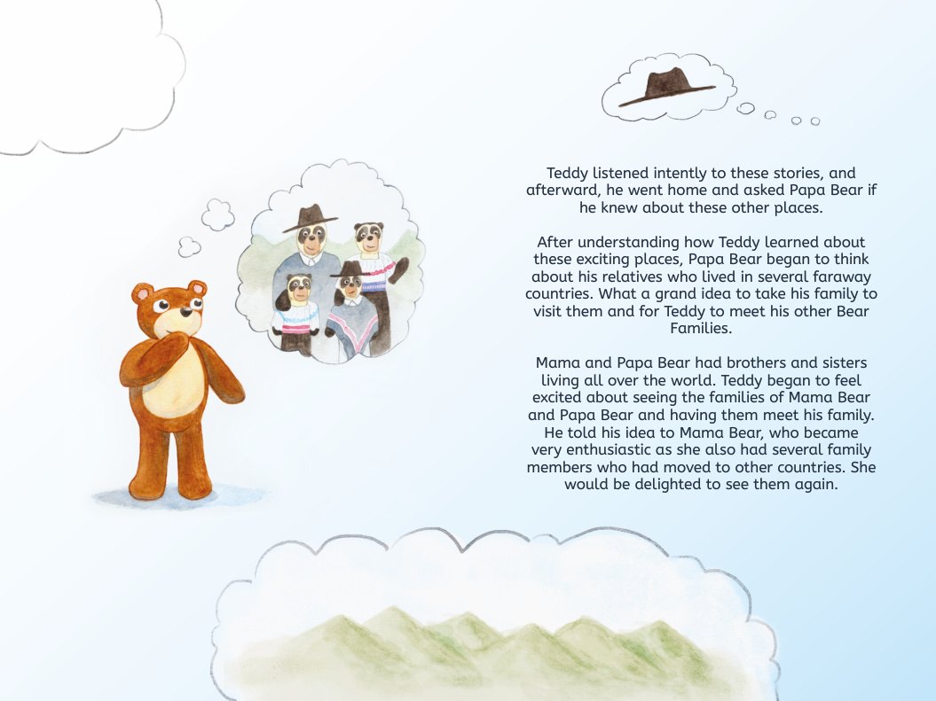 Second interior illustration from Teddy at Home