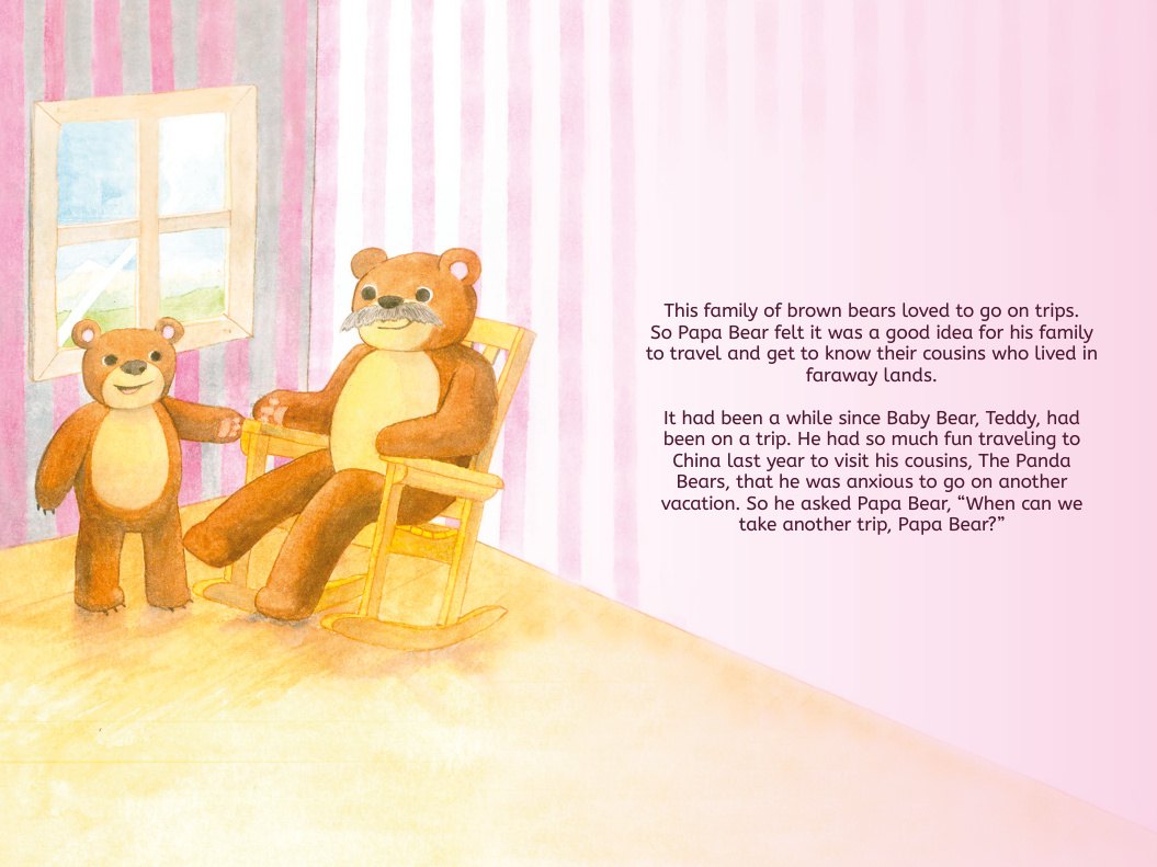 Interior illustration from Journey to Far North