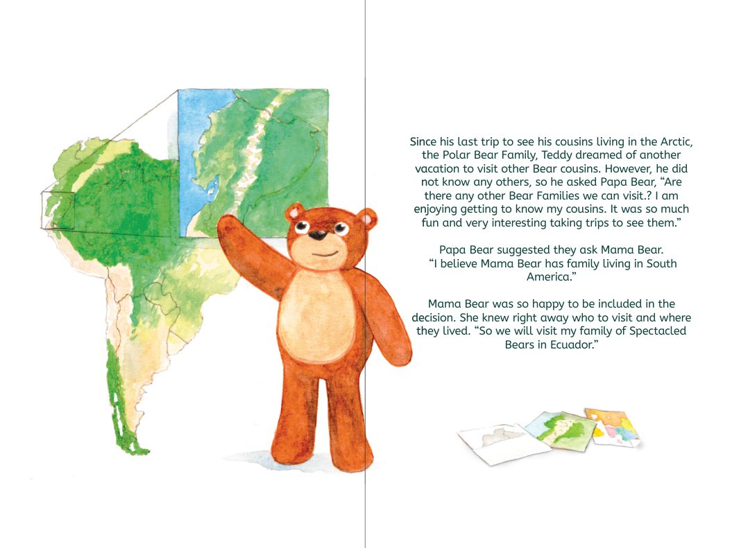 Interior illustration from Journey to Ecuador