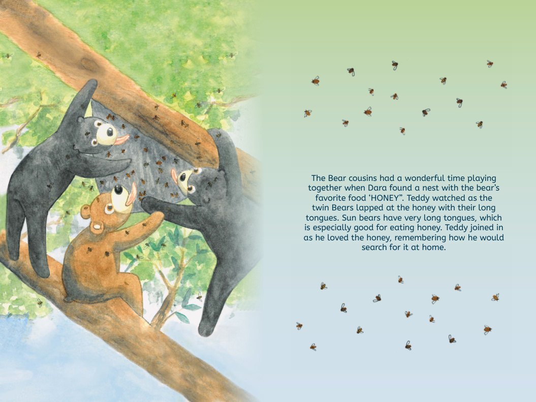 Second interior illustration from Journey to Borneo